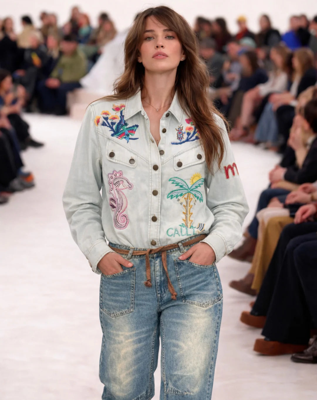 ME369 ADELYN LIGHT BLUE OVERSIZED SHIRT