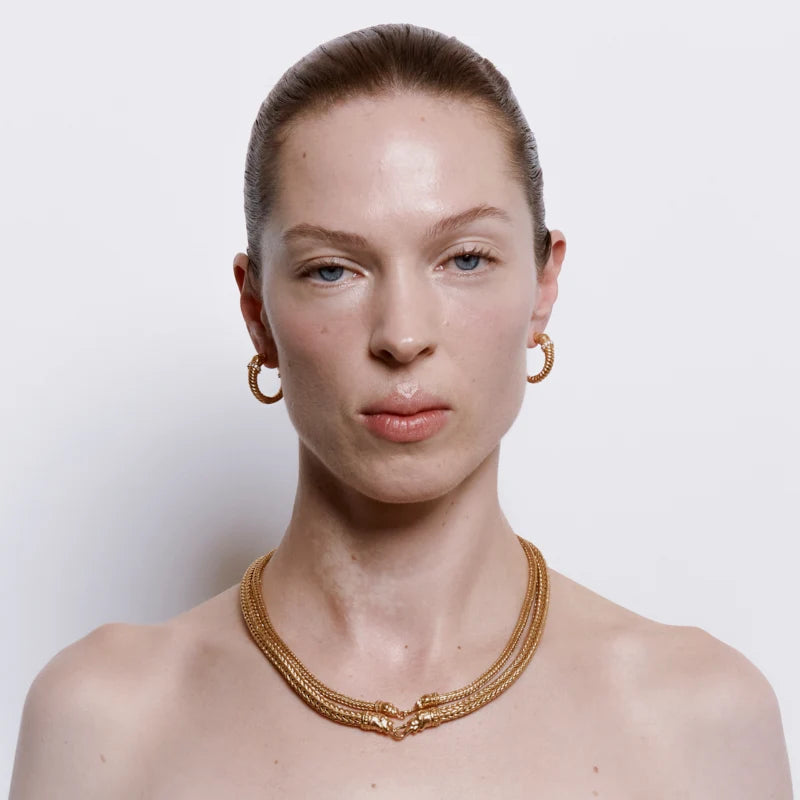 CLEOPATRAS BLING BORGIA HOOP EARRINGS
