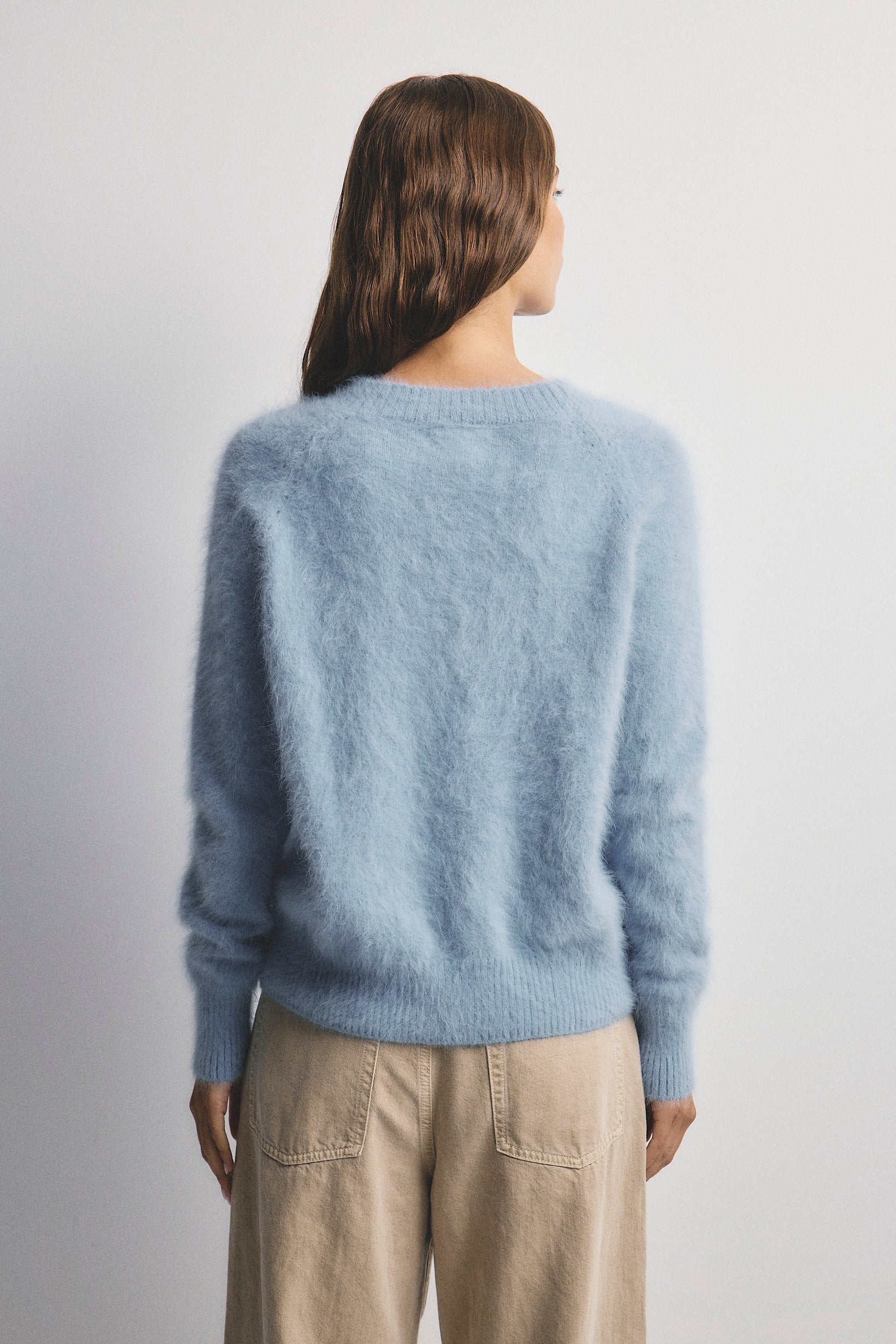 WORLD OF NOMADS ADELE CASHMERE CREW SKY