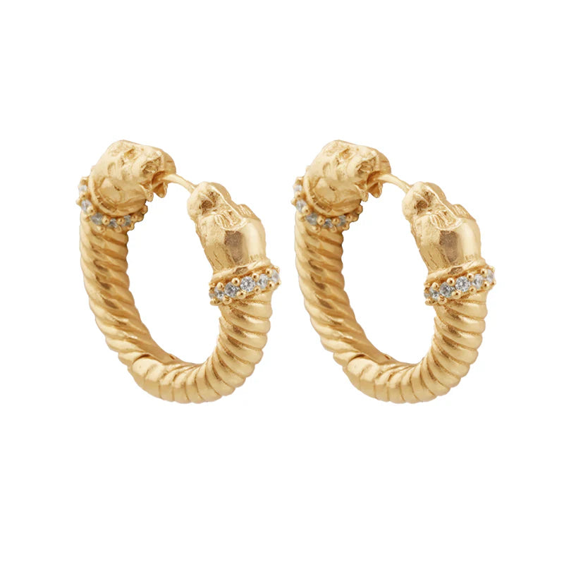 CLEOPATRAS BLING BORGIA HOOP EARRINGS