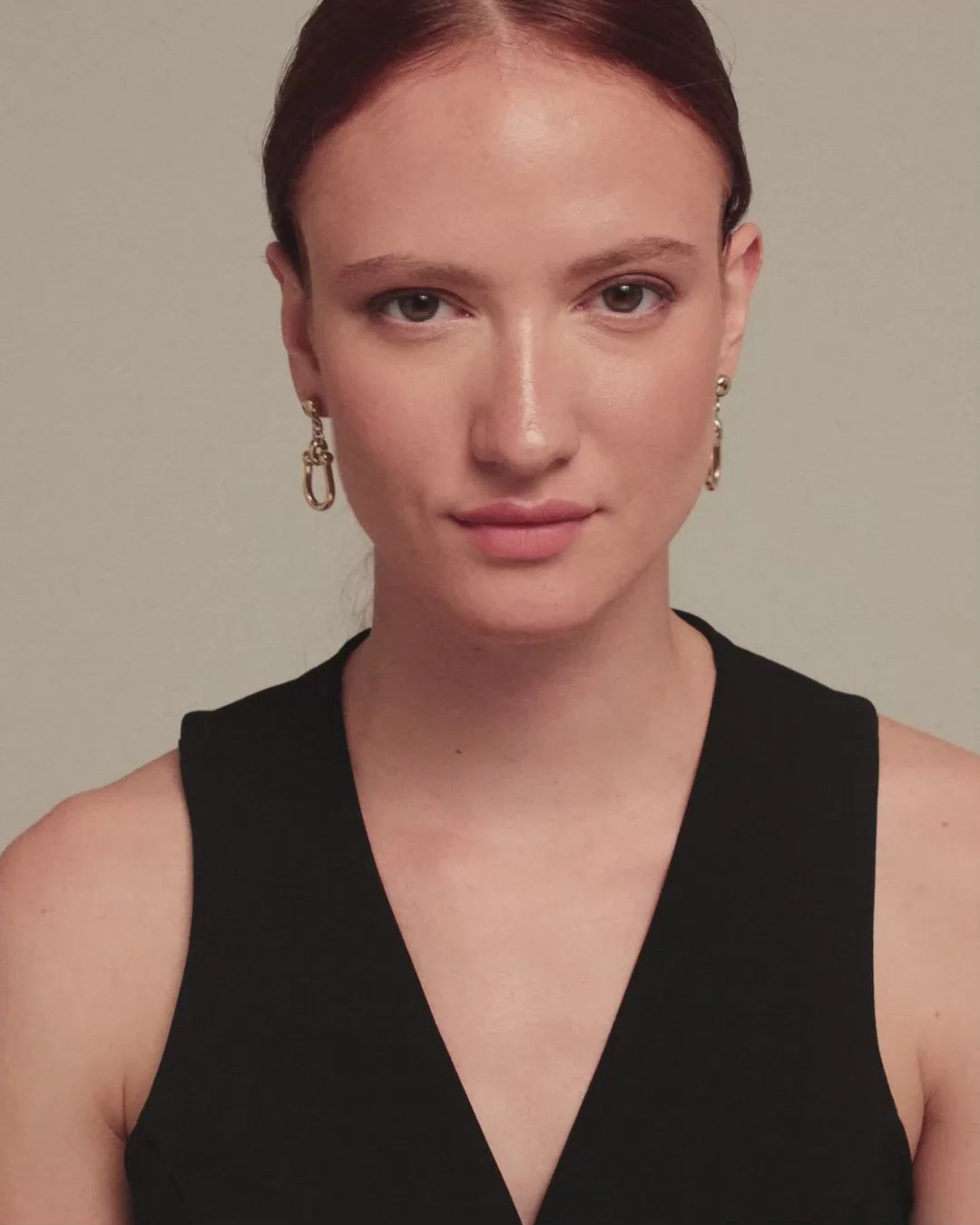 UNOde50 SEROTONIN EARRINGS GOLD