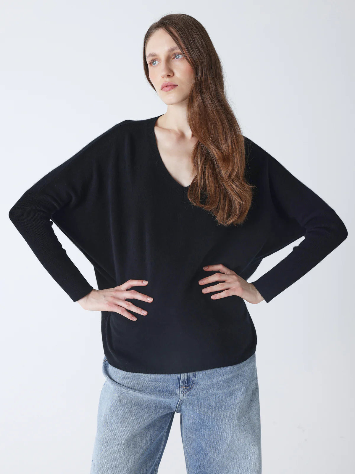 ABSOLUT CASHMERE CAMILLE KNIT BLACK