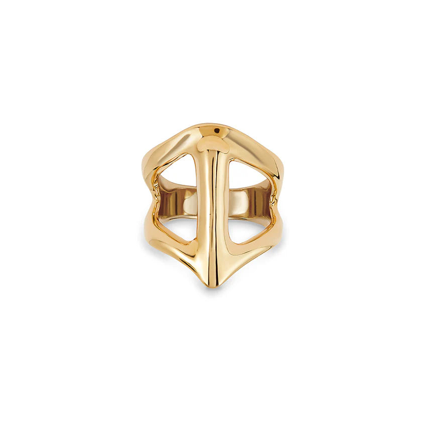 UNOde50 MAJESTIC OPEN RING GOLD