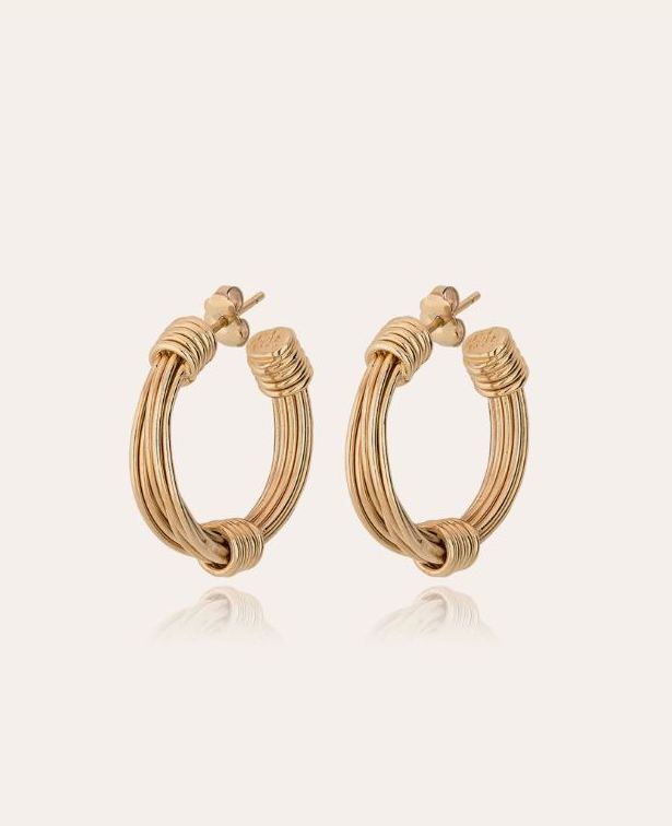 GAS BIJOUX ARIANE HOOP EARRINGS GOLD