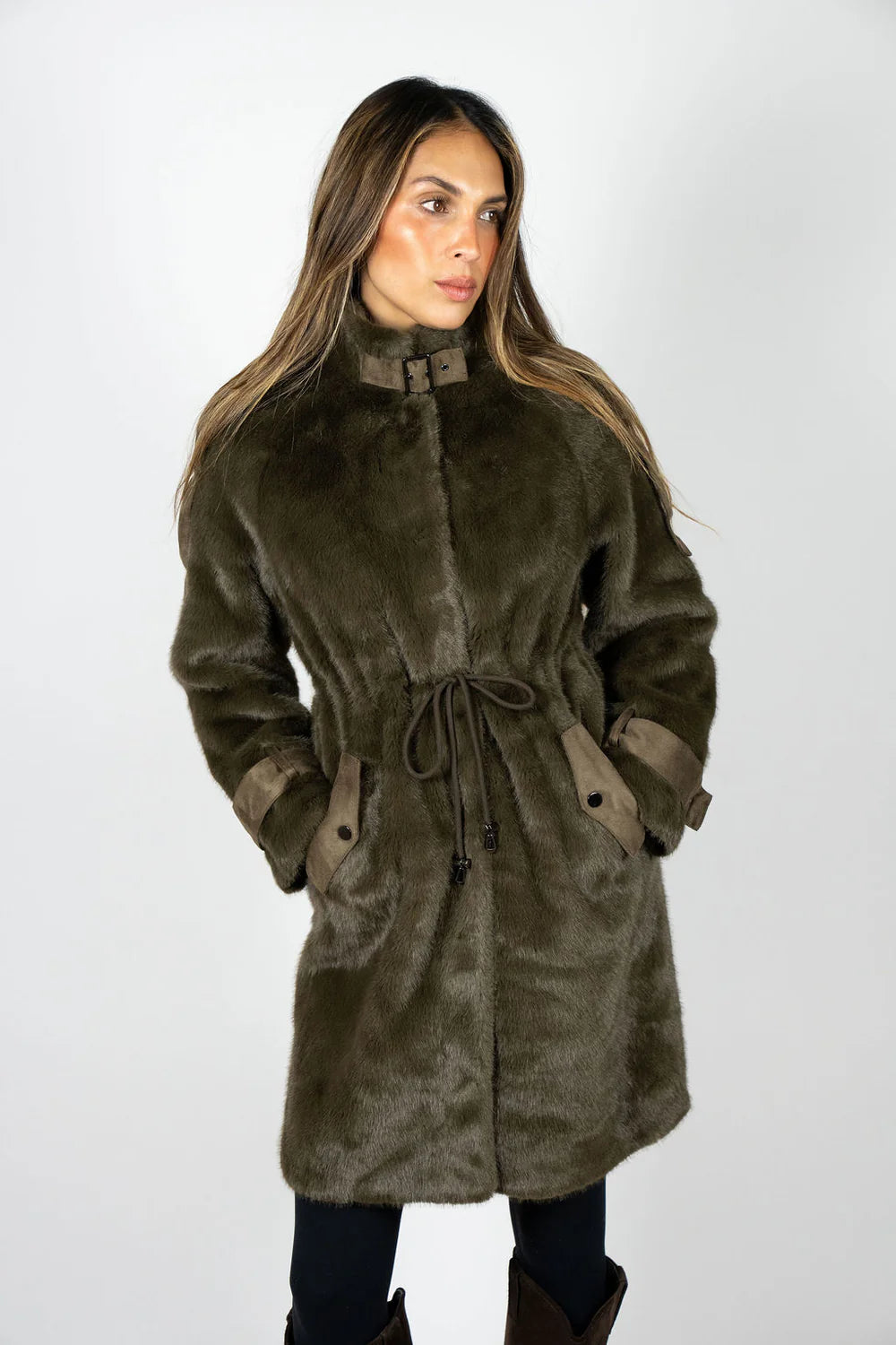 ANGEL WINGS CHICA CHICA COAT CHOCOLATE