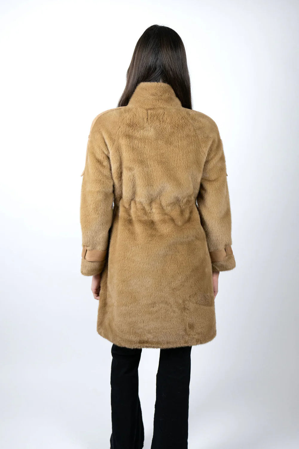 ANGEL WINGS CHICA CHIC COAT CAMEL