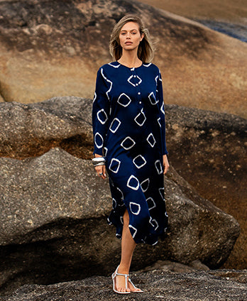 ONESEASON LLEW MAXI ATLAS NAVY