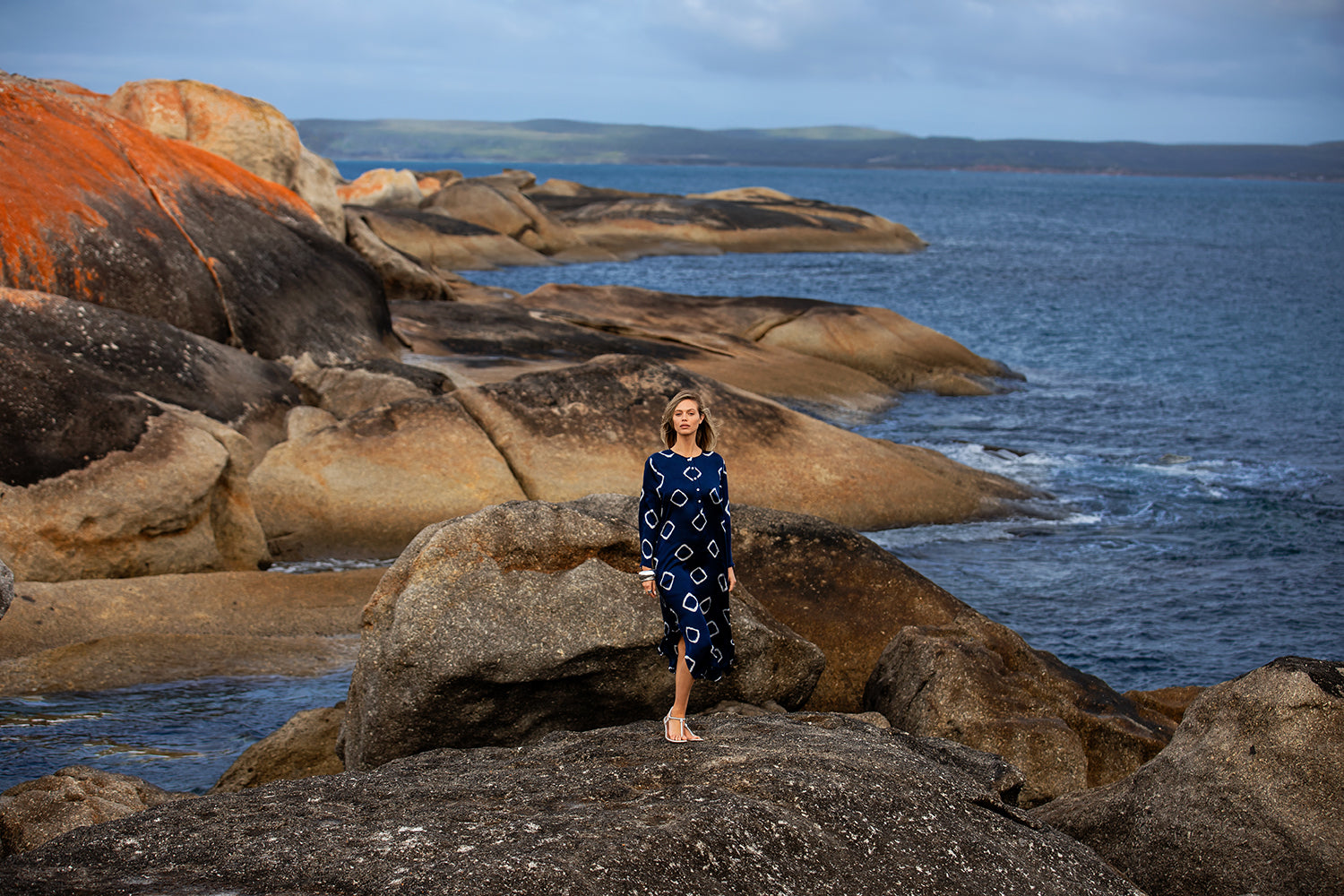 ONESEASON LLEW MAXI ATLAS NAVY