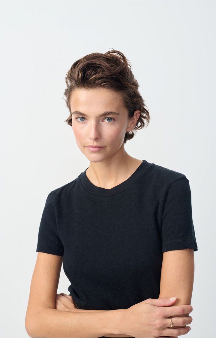 AMERICAN VINTAGE SONOMA CREW T-SHIRT BLACK