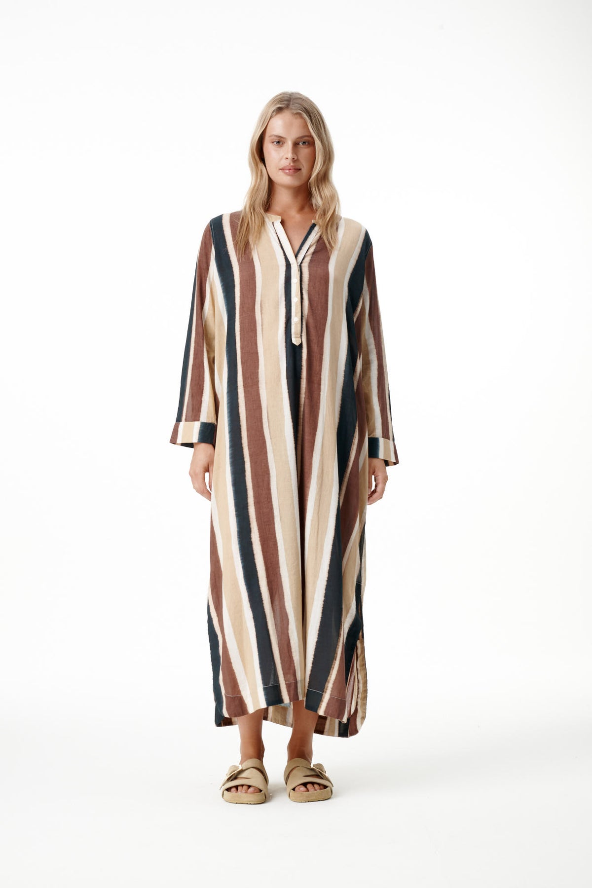 ONESEASON BAZAAR STRIPE CHOCOLATE