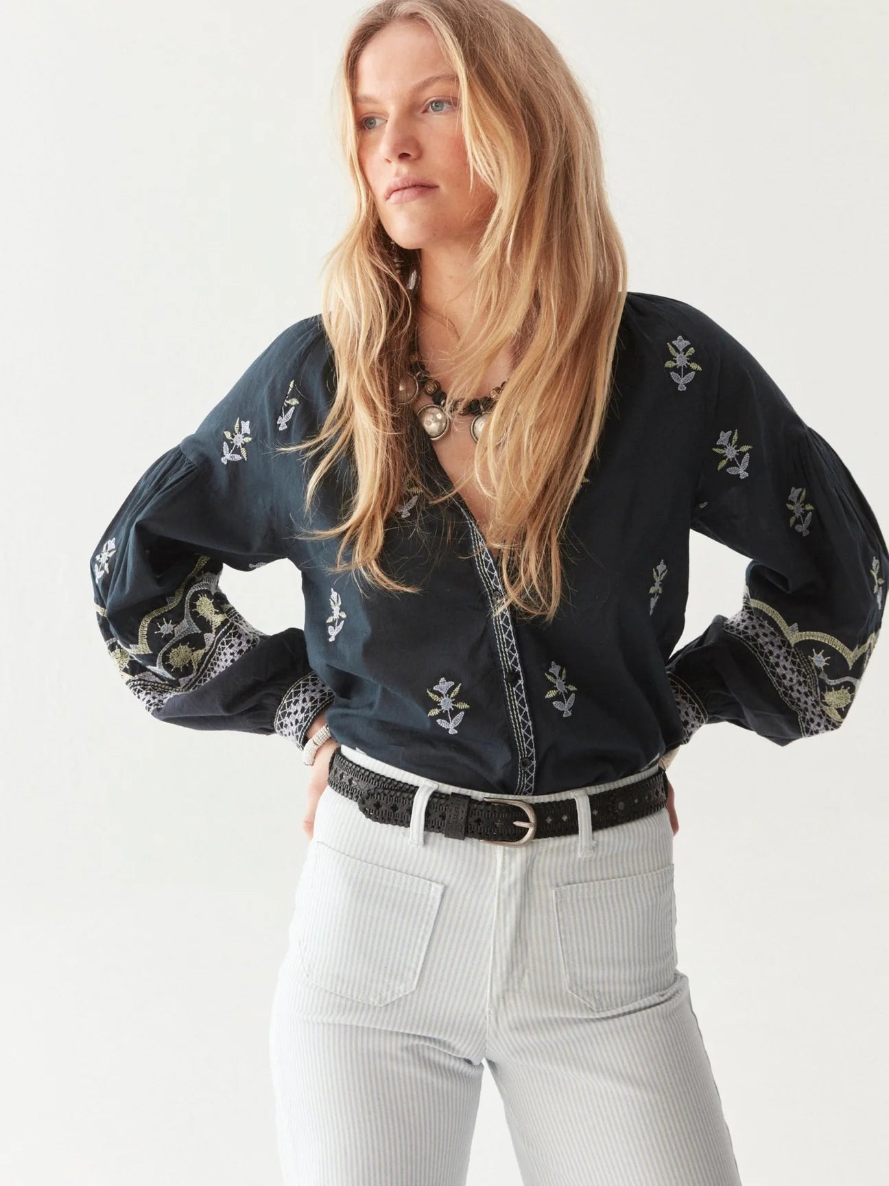 MAISON HOTEL CHANDRA BLOUSE MIDNIGHT WISH
