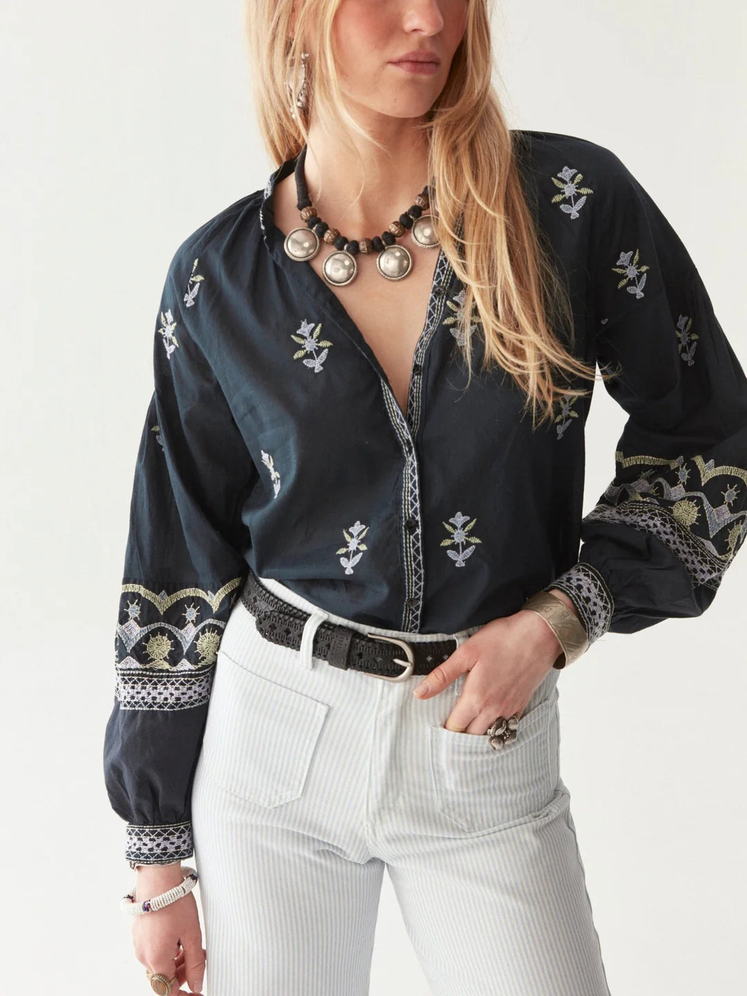 MAISON HOTEL CHANDRA BLOUSE MIDNIGHT WISH