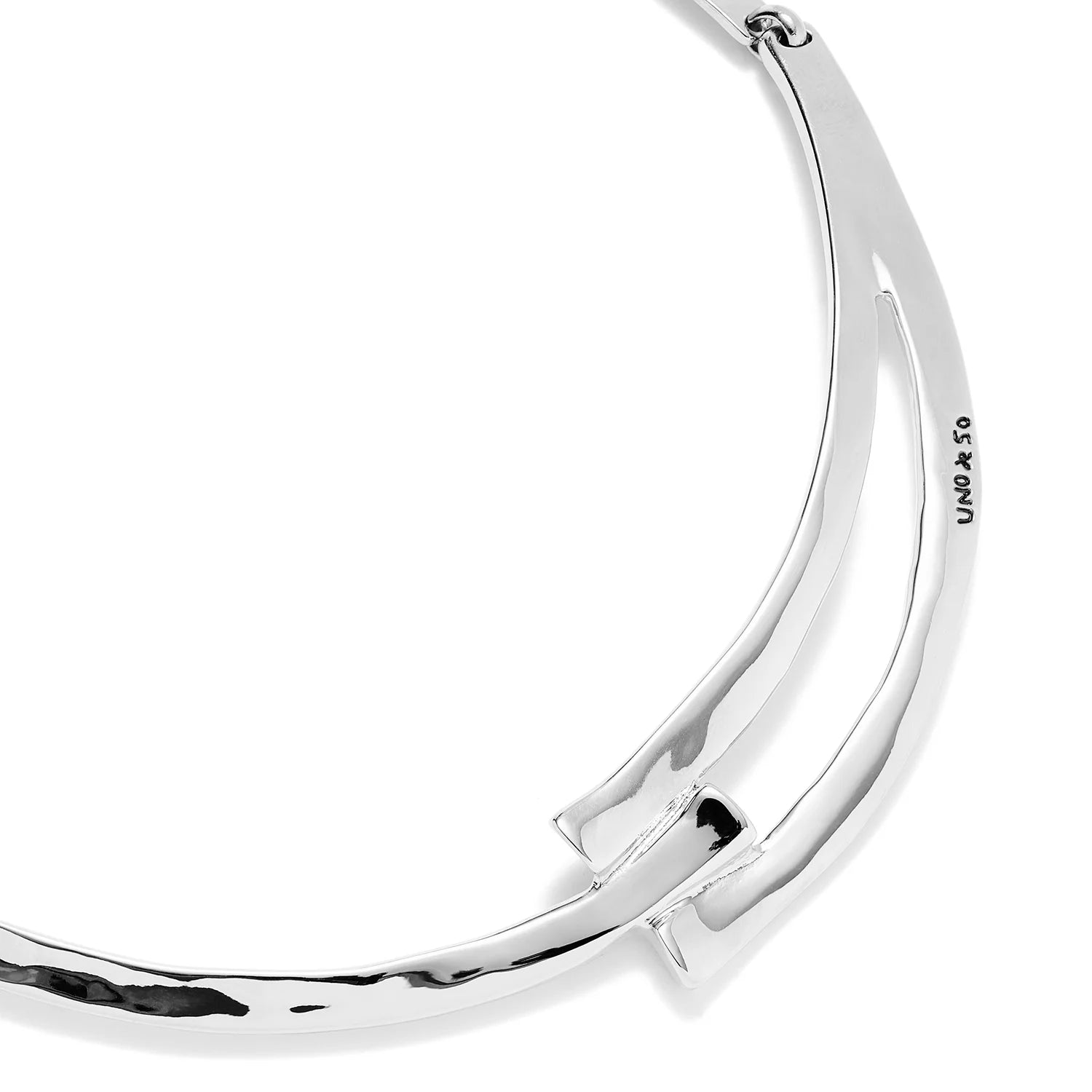 UNOde50 SER ORIGINAL OVERLAP NECKLACE SILVER