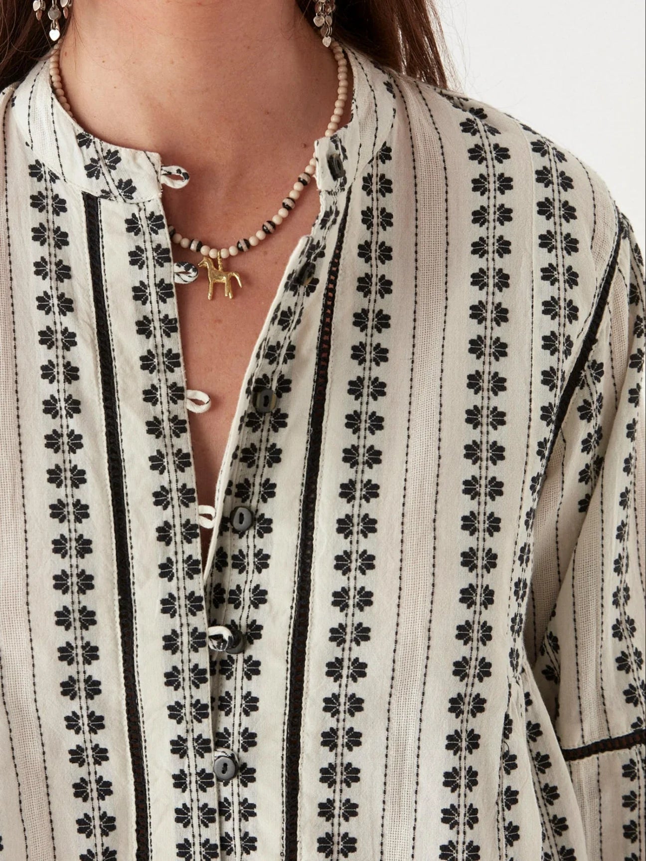 MAISON HOTEL CONSUELITO BLOUSE PEARL JAM VINTAGE SHELL