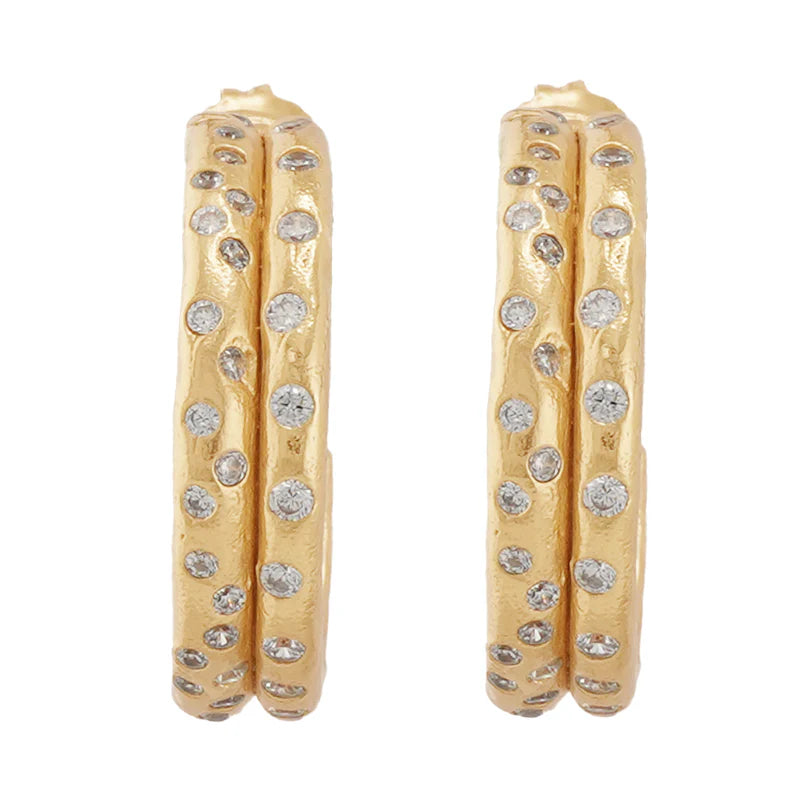 CLEOPATRAS BLING GRACCHI HOOP EARRINGS