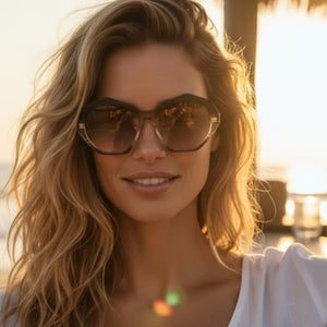 CHILDE - CYMBAL BROWN ORANGE FADE ROSE GRADIENT BIO LENS