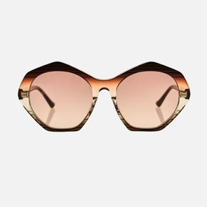 CHILDE - CYMBAL BROWN ORANGE FADE ROSE GRADIENT BIO LENS