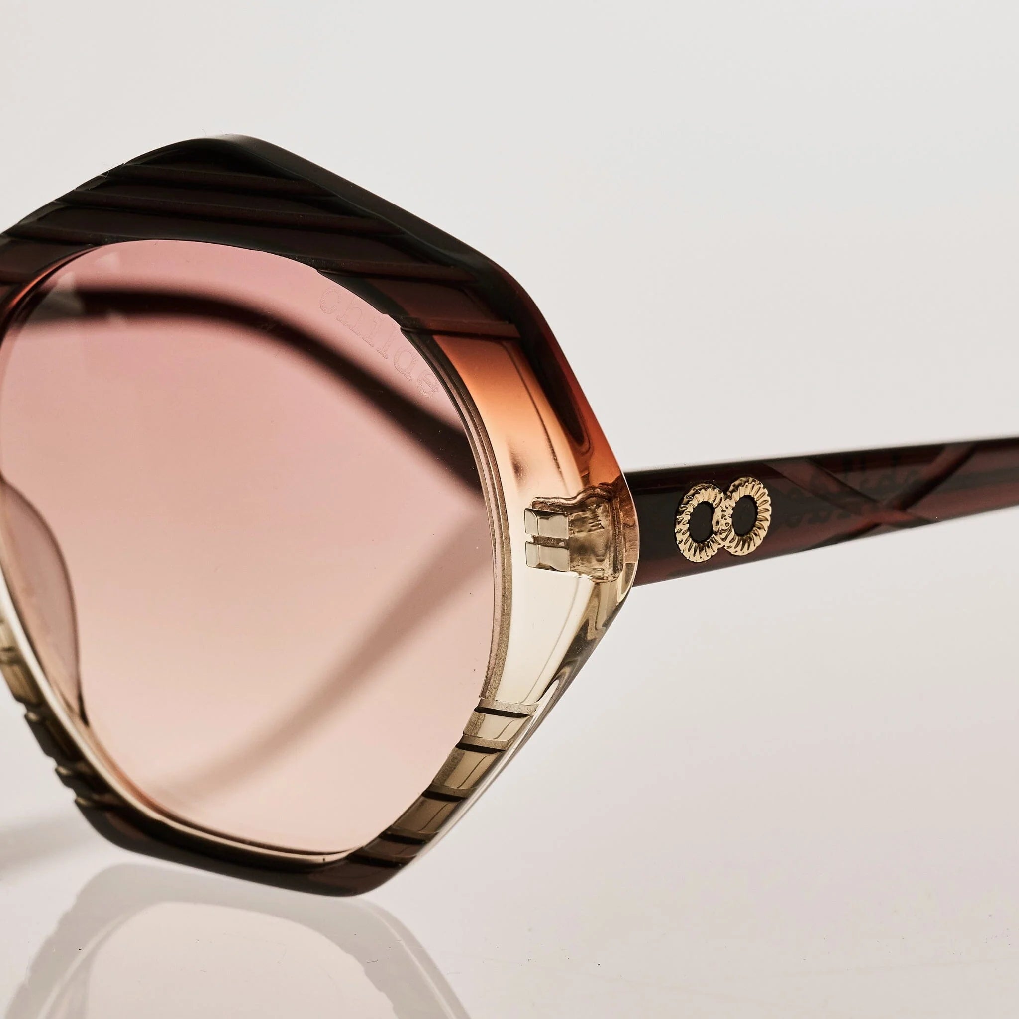 CHILDE - CYMBAL BROWN ORANGE FADE ROSE GRADIENT BIO LENS
