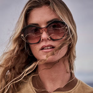 CHILDE - CYMBAL BROWN ORANGE FADE ROSE GRADIENT BIO LENS