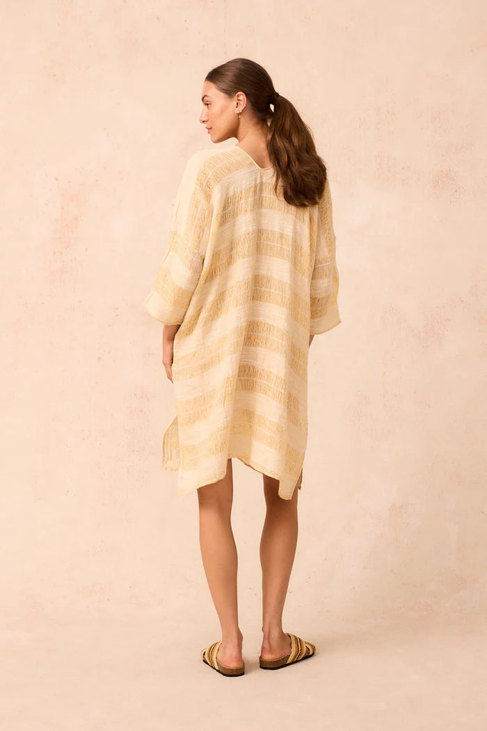 ESTILO EMPORIO CLARO MIDI DRESS TELA ATENA YELLOW