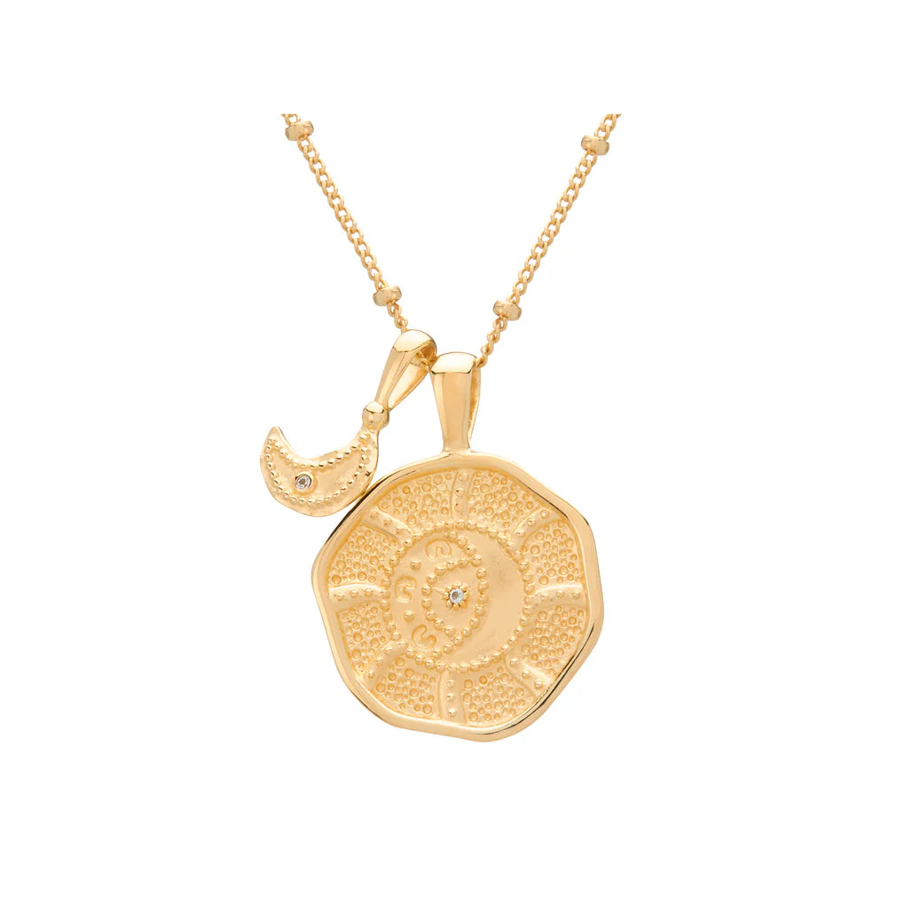 MURKANI ETERNAL HARMONY PENDANT NECKLACE YELLOW GOLD
