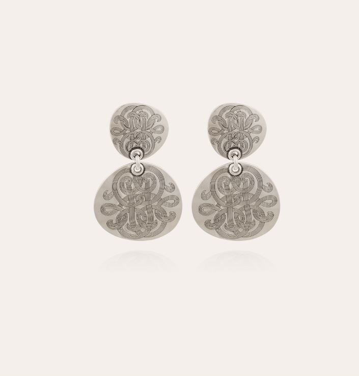 GAS BIJOUX DIVA CLOUD EARRINGS SMALL SILVER