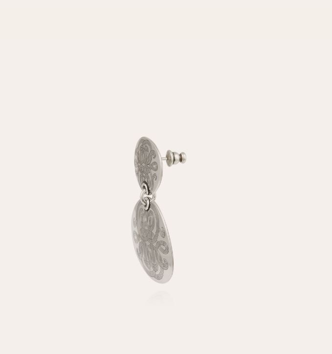 GAS BIJOUX DIVA CLOUD EARRINGS SMALL SILVER