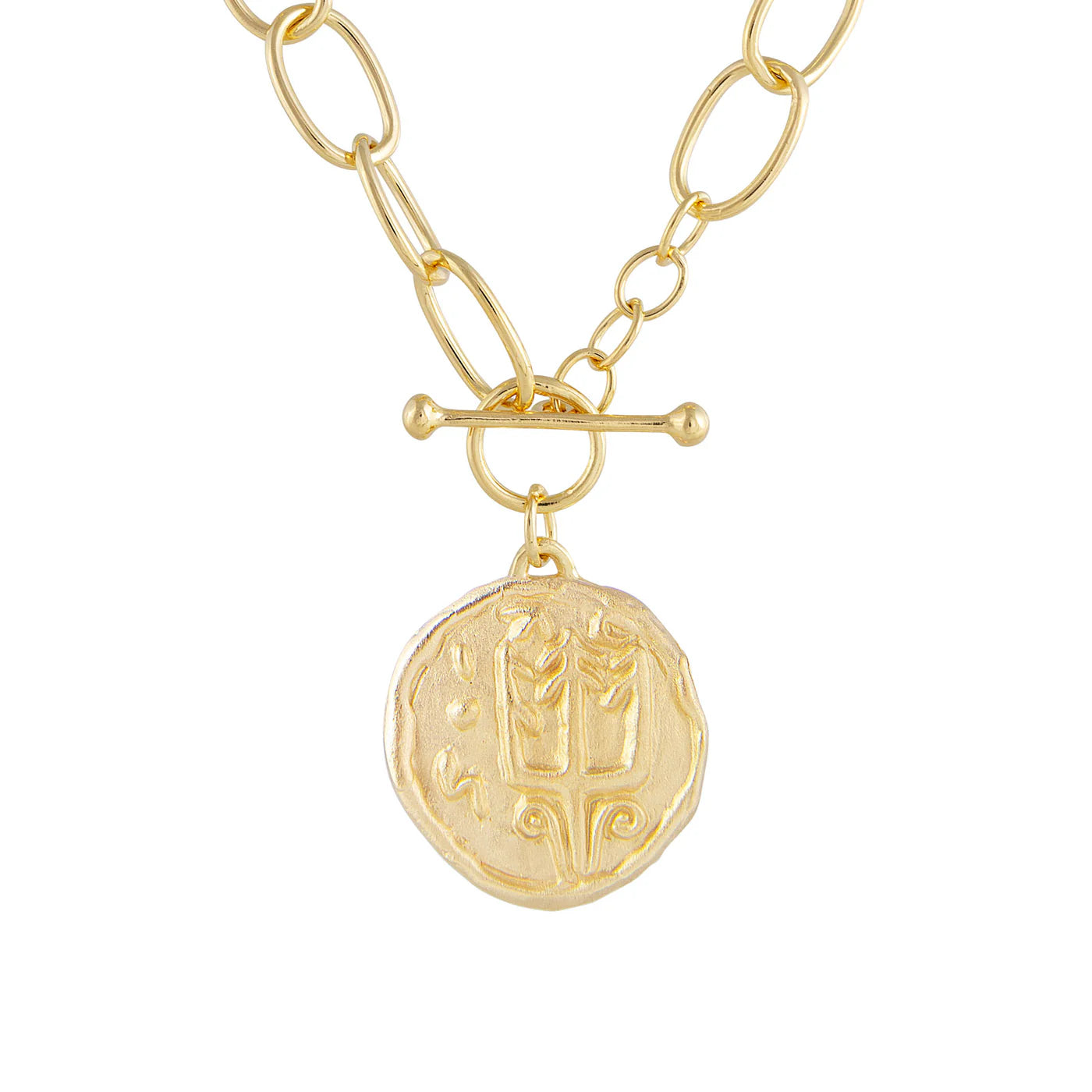 FAIRLEY NEPTUNE GOLDEN LINK NECKLACE