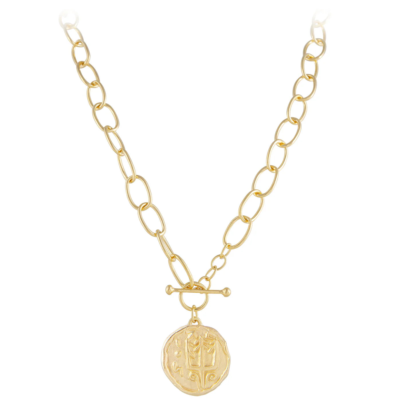 FAIRLEY NEPTUNE GOLDEN LINK NECKLACE