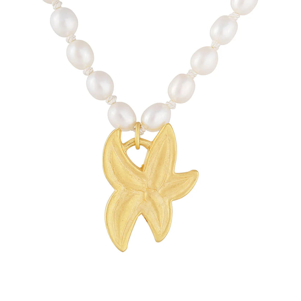 FAIRLEY STARFISH PEARL NECKLACE