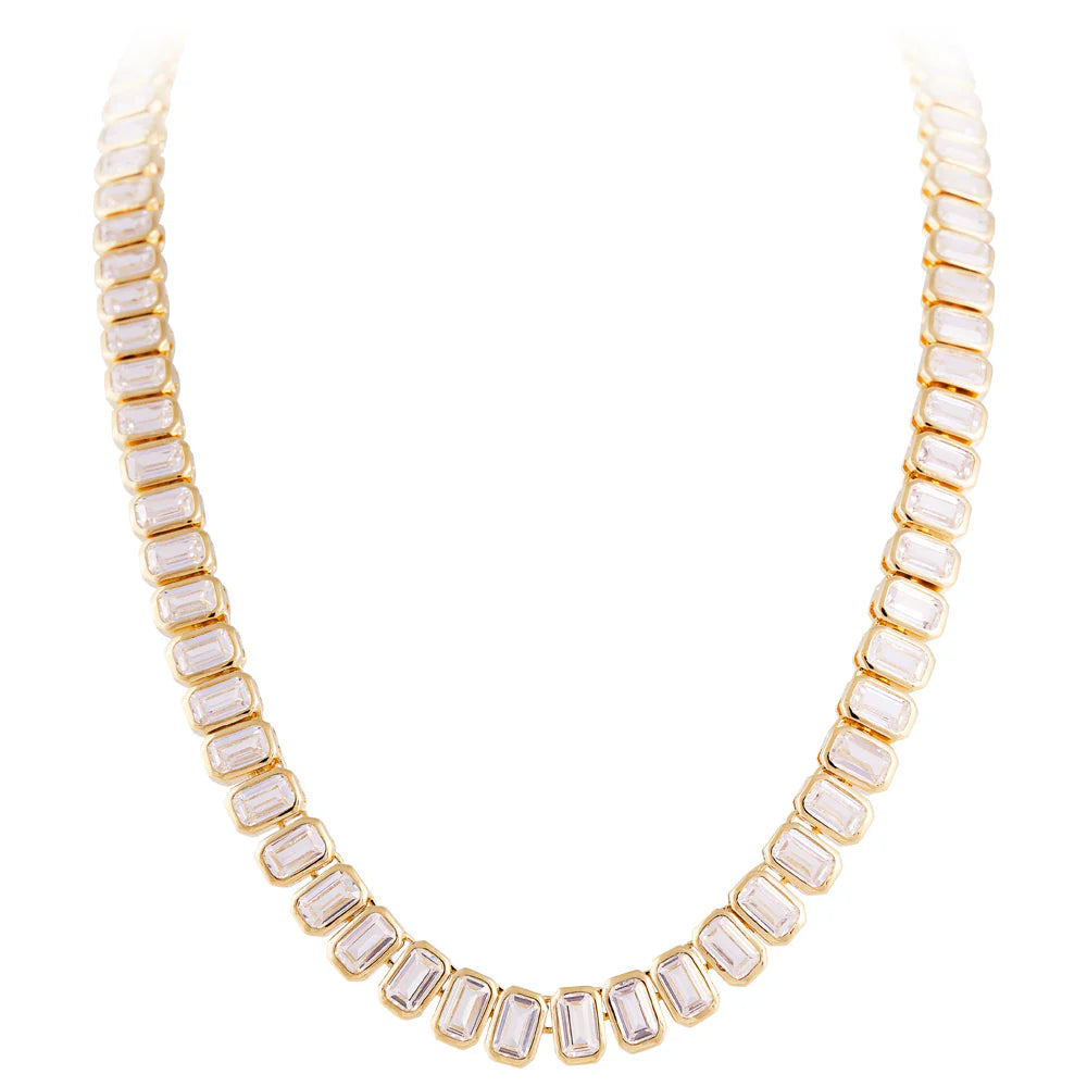 FAIRLEY BLANC TENNIS NECKLACE