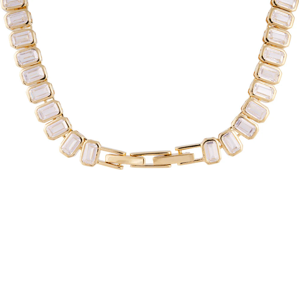 FAIRLEY BLANC TENNIS NECKLACE