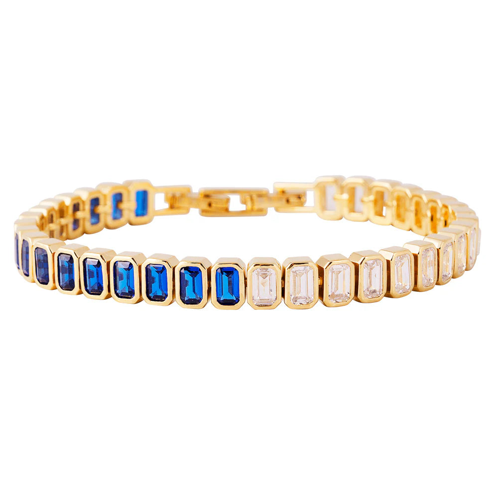FAIRLEY AZURE TENNIS BRACELET