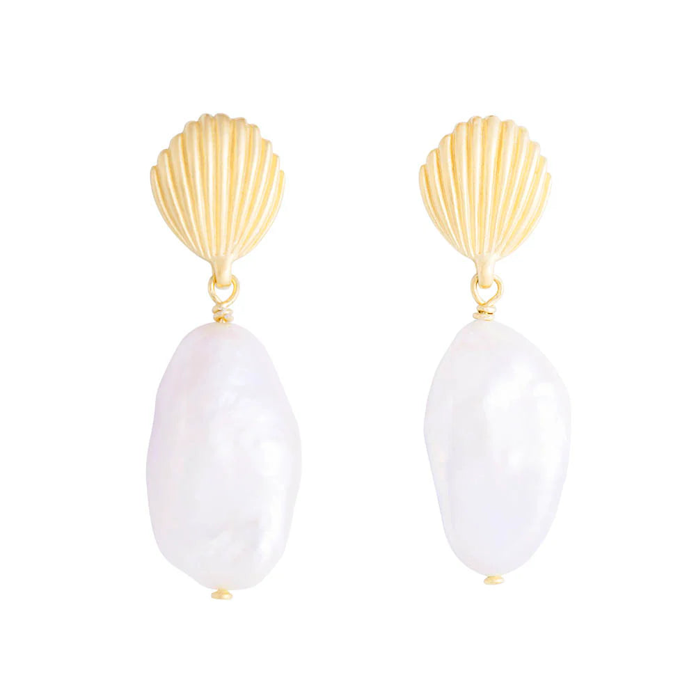 FAIRLEY BEACHCOMBER PEARL DROP EARRINGS