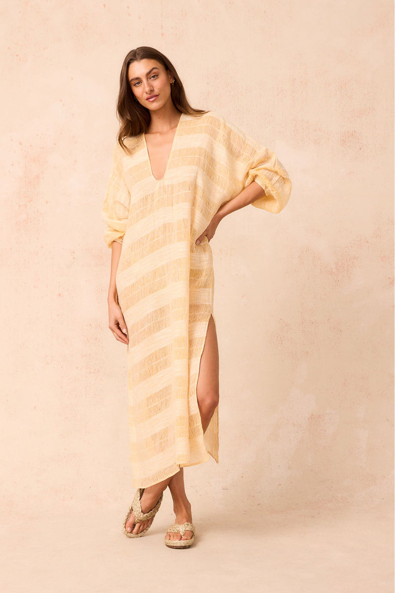 ESTILO EMPORIO DOCEZZA DRESS TELA ATENA YELLOW