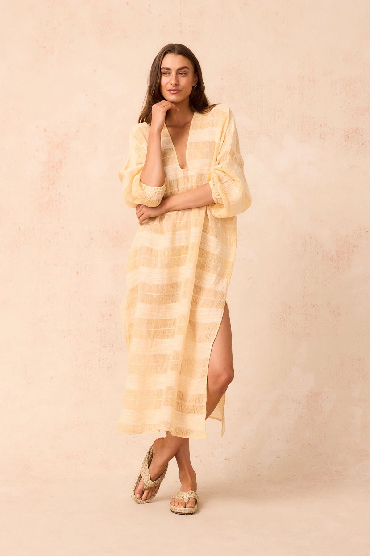 ESTILO EMPORIO DOCEZZA DRESS TELA ATENA YELLOW