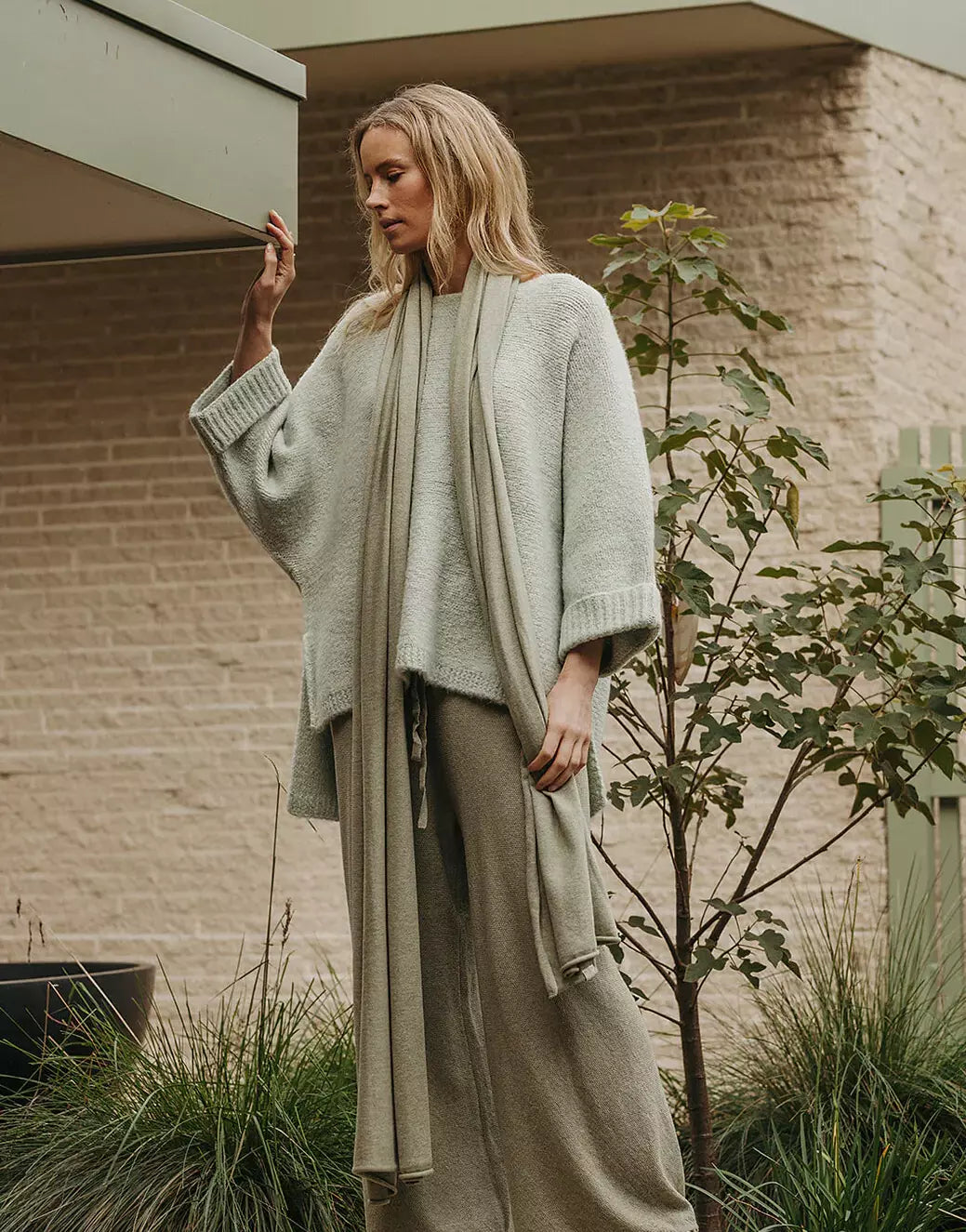TALAMAYA EMBRACE PULLOVER - SEAFOAM