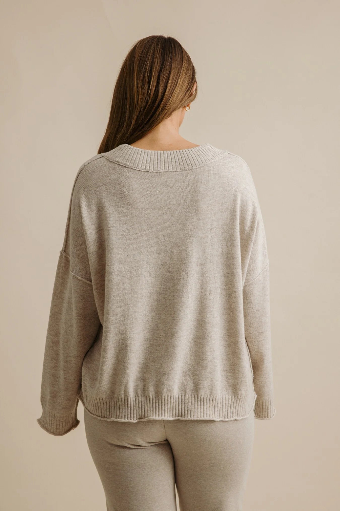 TALAMAYA ELEVATE MERINO CASHMERE CREW PULLOVER BUCKWHEAT