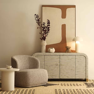 HORGANS PETRA OCCASIONAL CHAIR BURMESE GREY