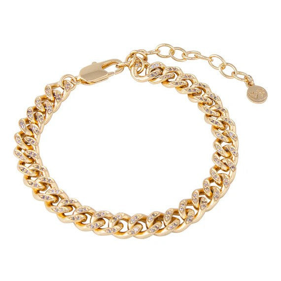 FAIRLEY CRYSTAL CHAIN BRACELET