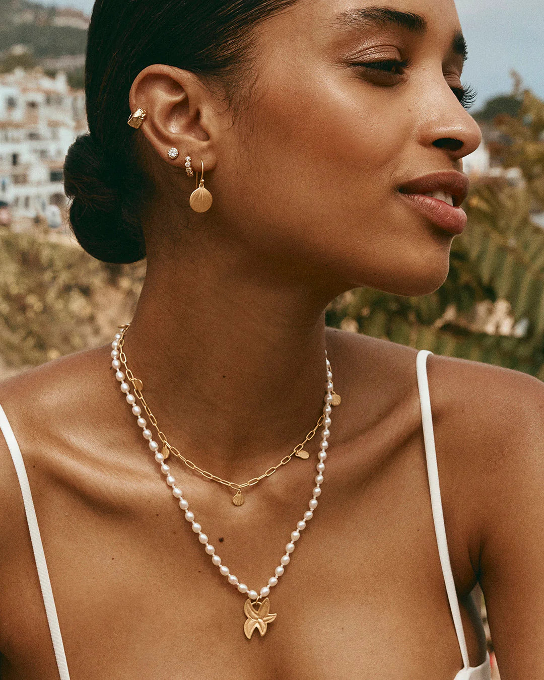 FAIRLEY STARFISH PEARL NECKLACE