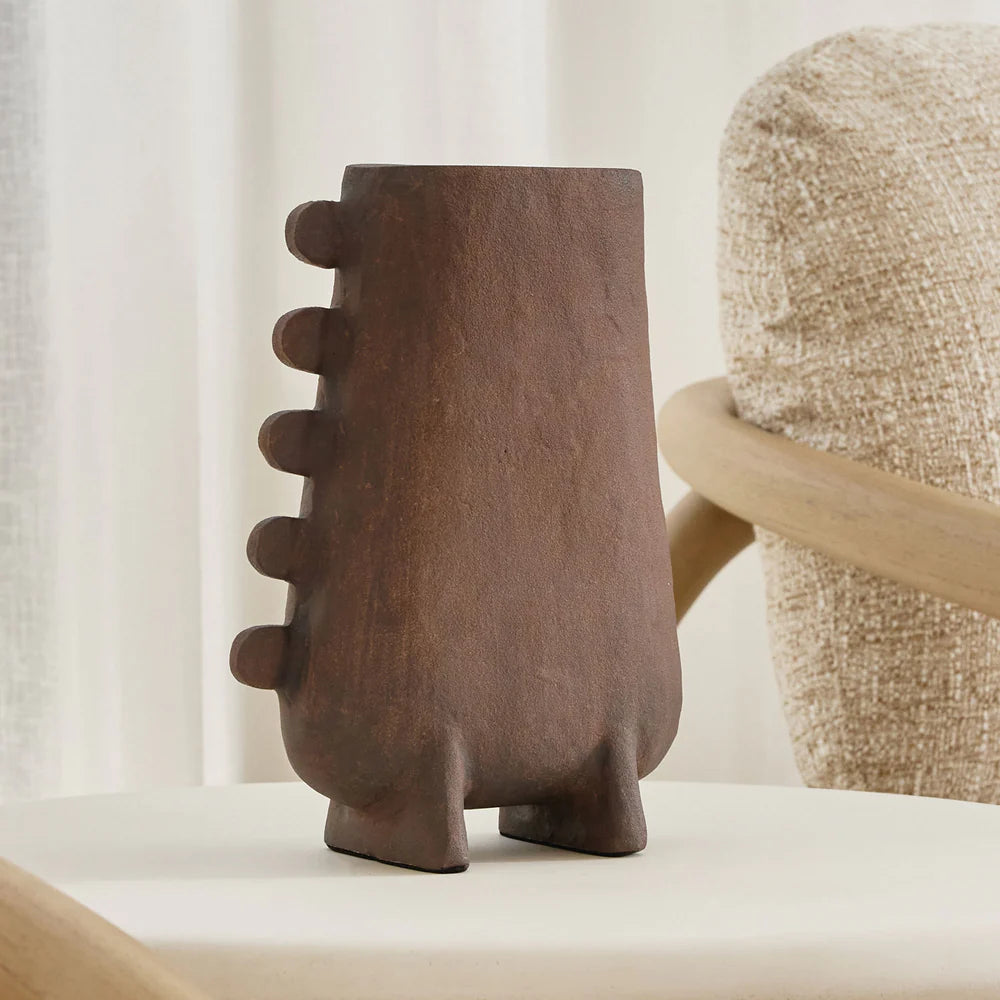 HORGANS FIGARO VESSEL RUSTIC BROWN