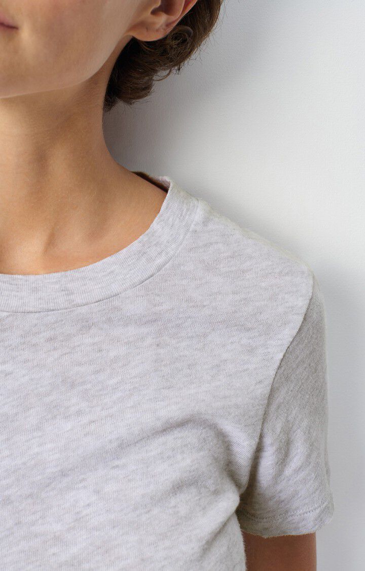 AMERICAN VINTAGE SONOMA CREW T-SHIRT ARCTIC MELANGE