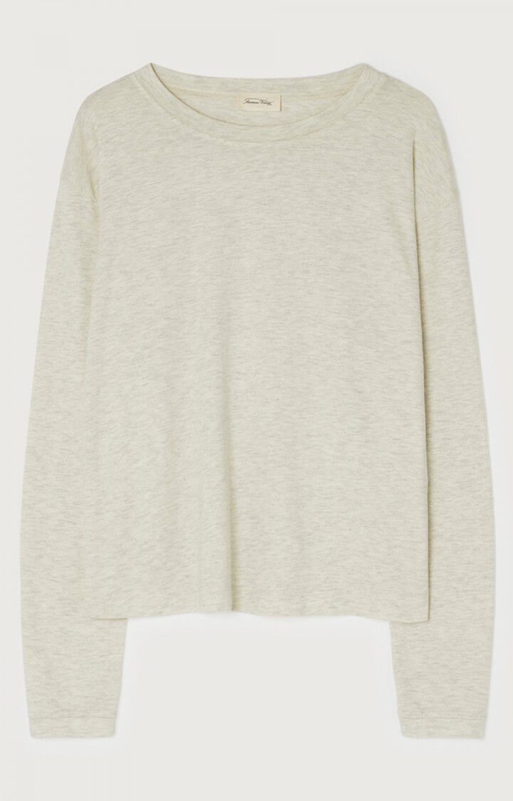 AMERICAN VINTAGE LONG SLEEVE T'SHIRT YPAWOOD - HEATHER GREY
