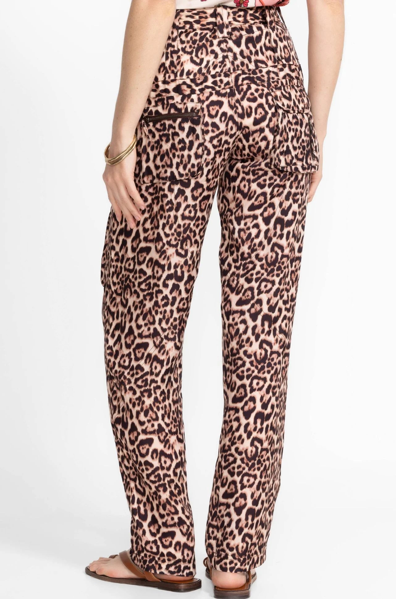 JOHNNY WAS HAILEY CARGO PANT BELLINA LEOPARD