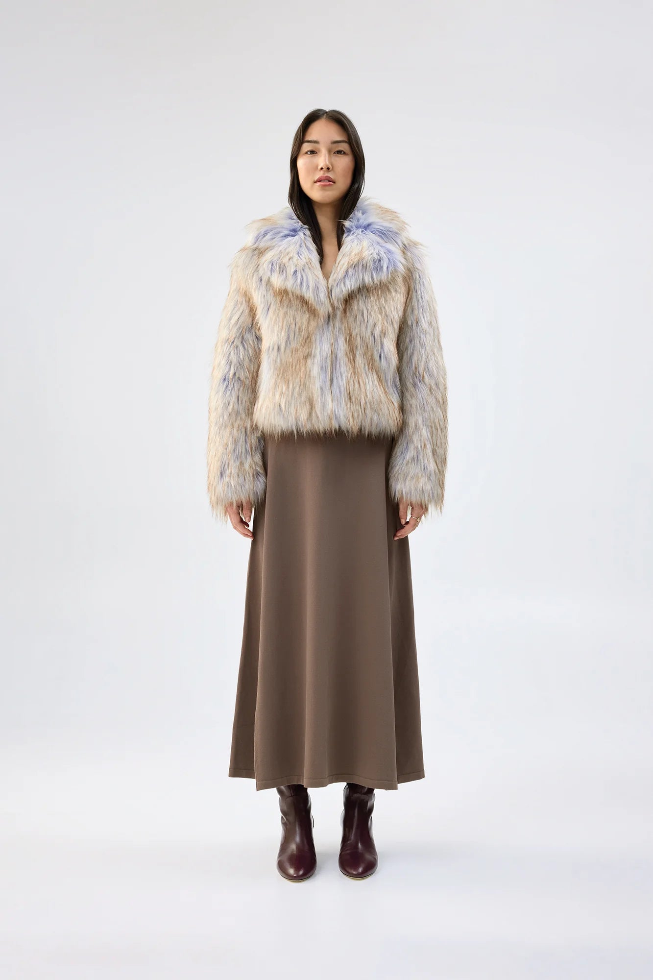 UNREAL FUR HARMONY JACKET PURPLE COYOTE