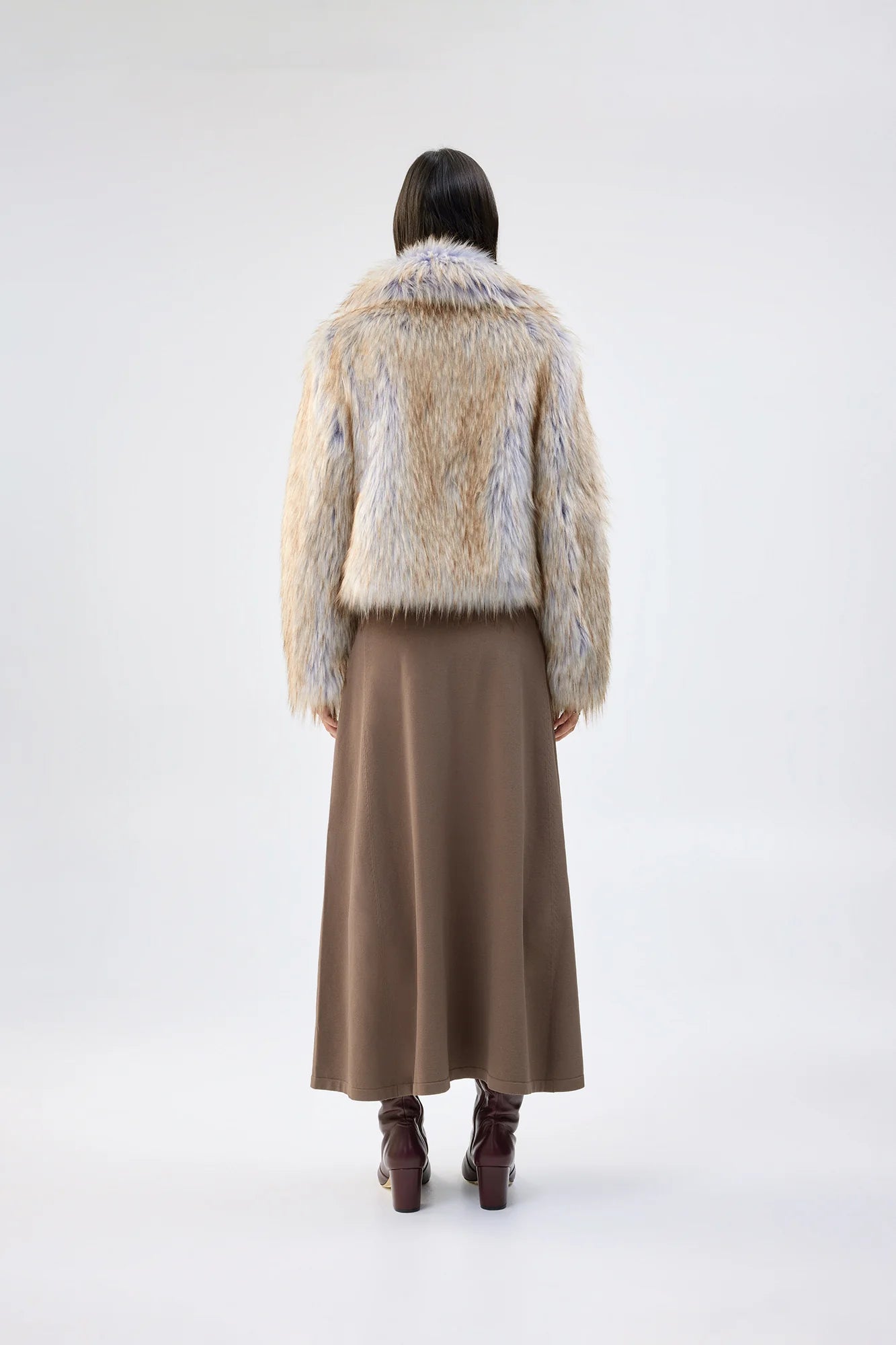UNREAL FUR HARMONY JACKET PURPLE COYOTE