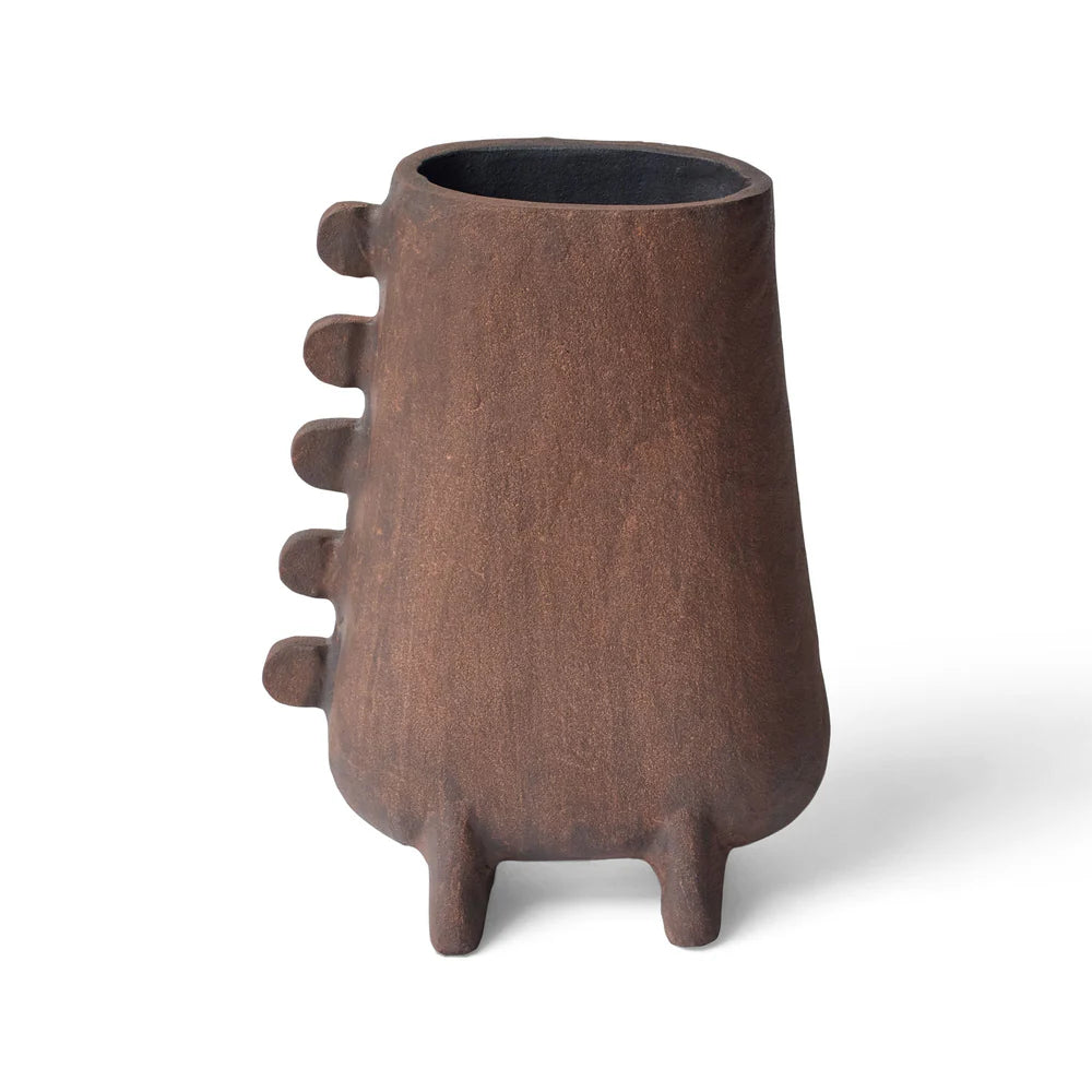 HORGANS FIGARO VESSEL RUSTIC BROWN