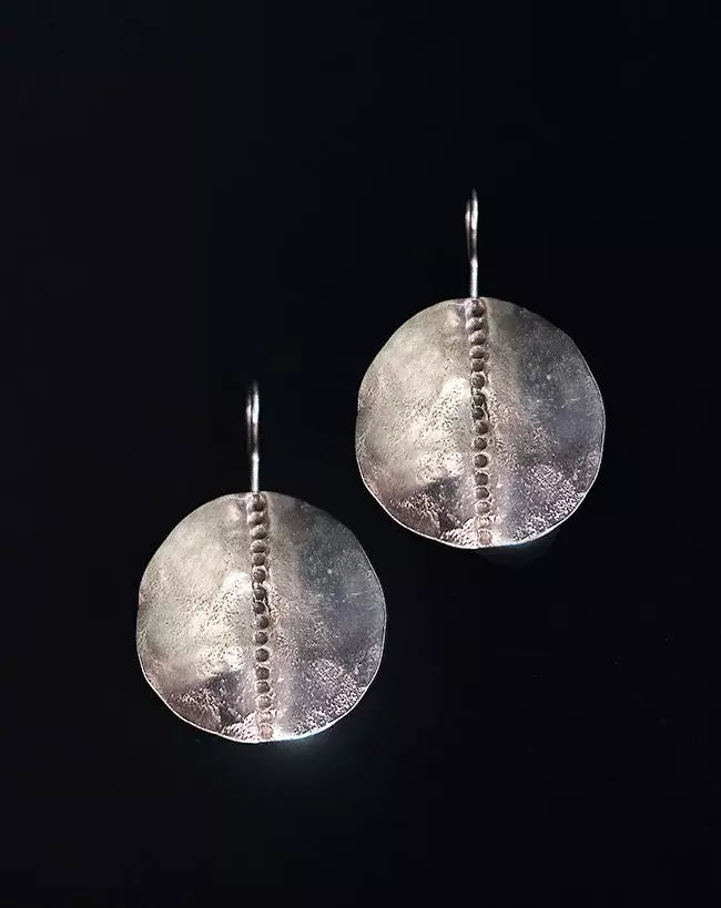 EWA THE IHU EARRINGS SMALL SILVER