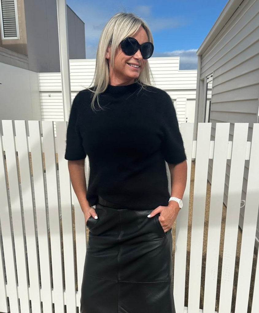 RAW by RAW CHLOE KNIT - JET BLACK